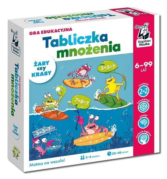 Kapitan Nauka. Tabliczka mnożenia. Żaby czy kraby