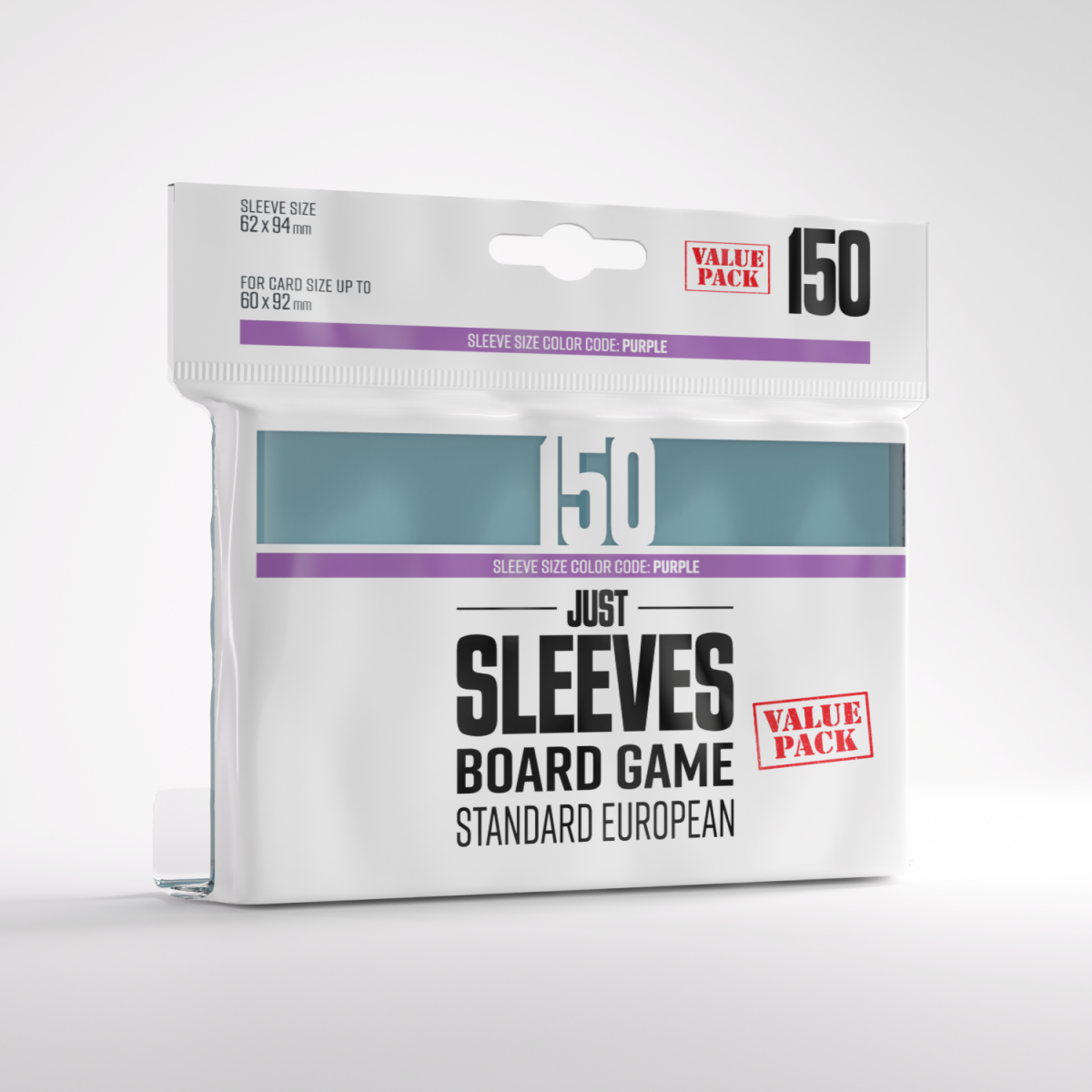 Gamegenic: Just Sleeves - Board Game Sleeves (62 x 94 mm) 150 sztuk, Clear
