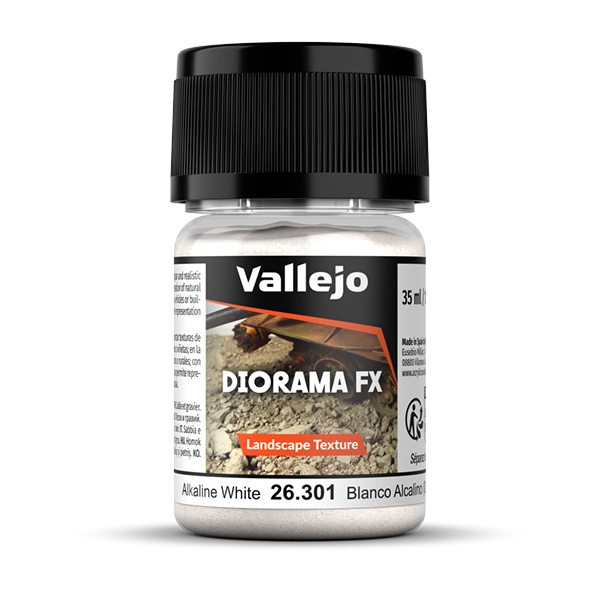 Vallejo: 26.302 - Diorama FX - Landscape Textures - Alkaline White (1-2 mm)