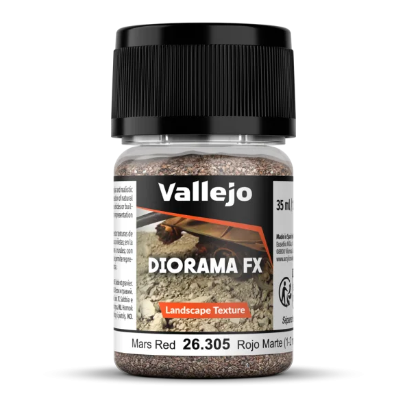 Vallejo: 26.304 - Diorama FX - Landscape Textures - Mars Red (0,5-1 mm)