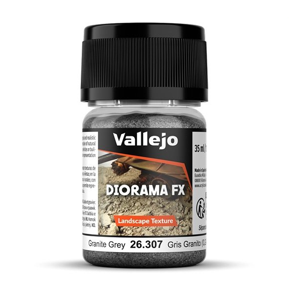 Vallejo: 26.308 - Diorama FX - Landscape Textures - Granite Grey (1-2 mm)