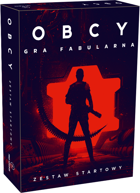 Obcy: Gra fabularna - zestaw startowy + mapa gratis pudełko