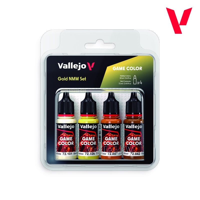 Vallejo: 72.395 - Game Color - Gold NMM Set (4x18 ml)