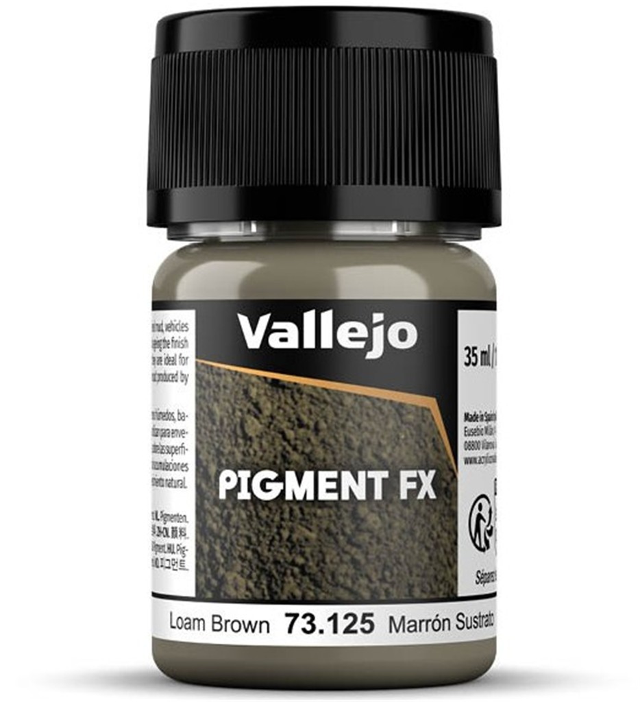 Vallejo: 73.125 - Pigment FX - Loam Brown (35 ml)