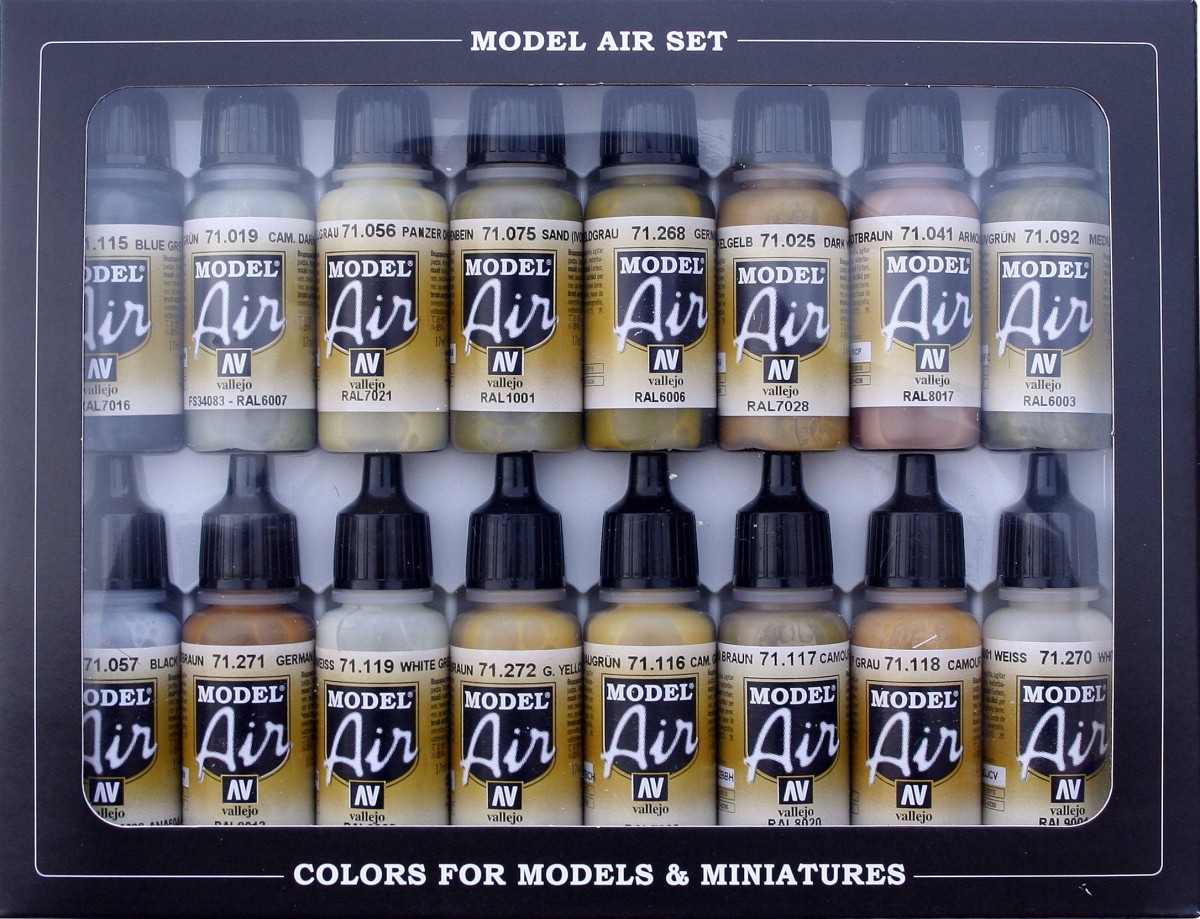 Vallejo: 71.208 - Model Air - German WWII Europe & Af (16 x 17 ml)
