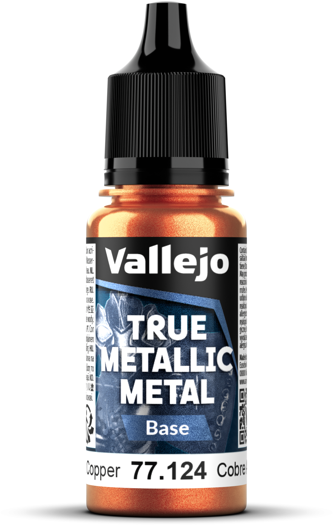 Vallejo: 77.124 - True Metallic Metal - Base - Ancient Copper (18 ml)