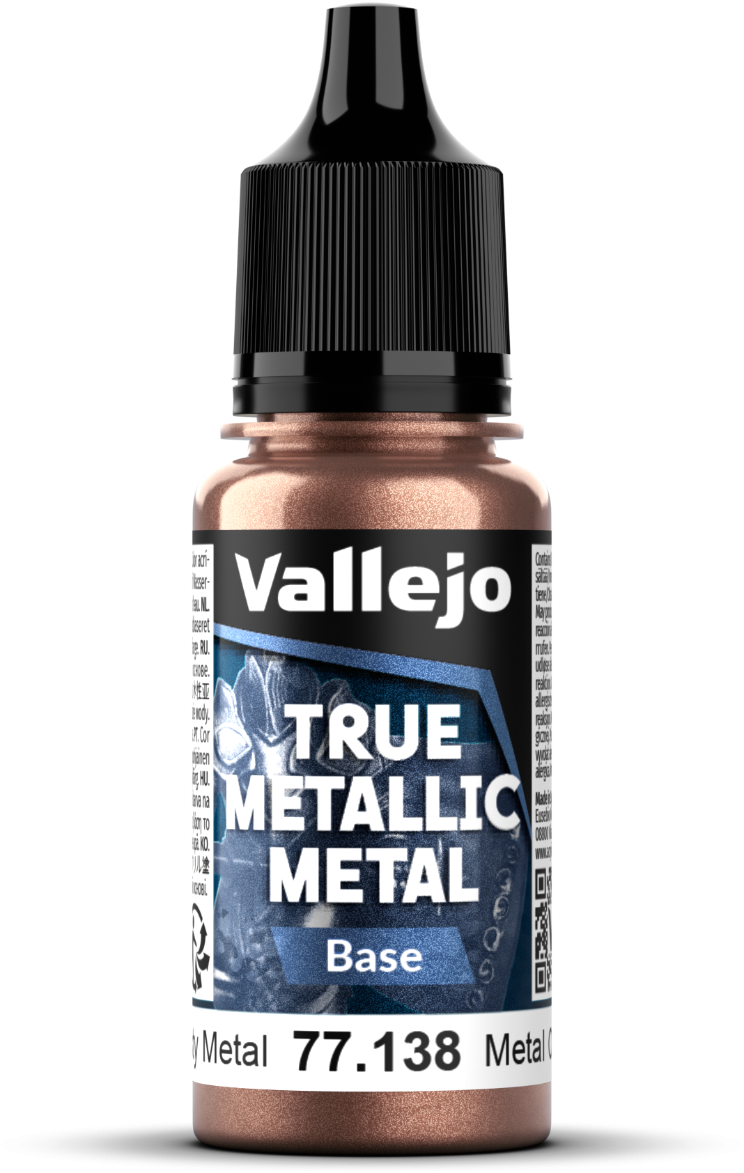 Vallejo: 77.138 - True Metallic Metal - Base - Rusty Metal (18 ml)