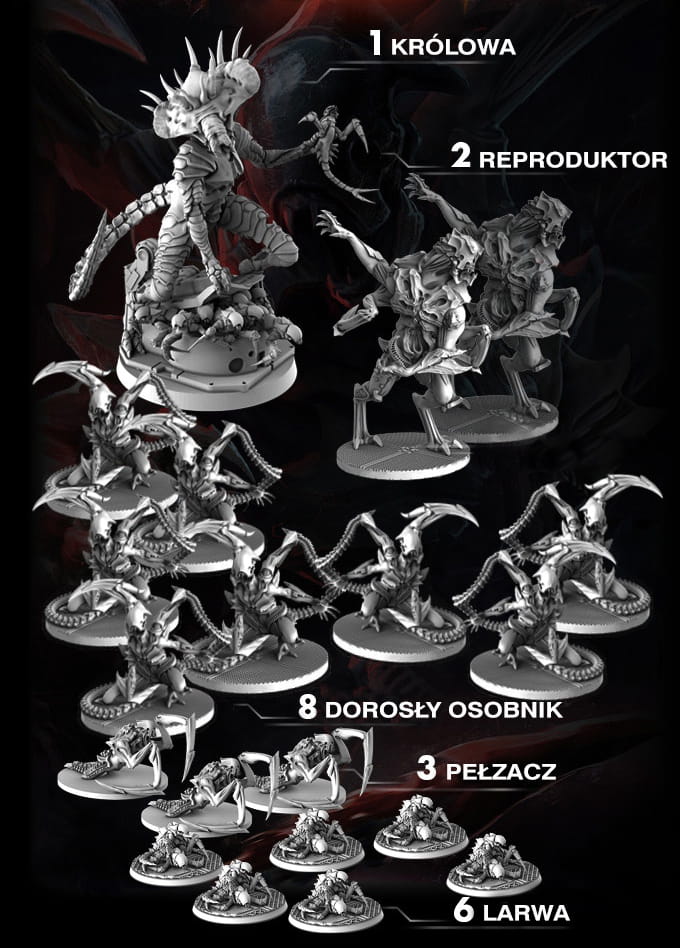 Nemesis (edycja polska) figurki obcych