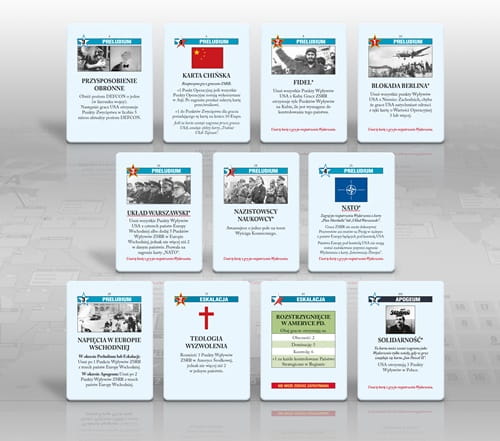 Twilight Struggle: Zimna Wojna 1945–89 karty