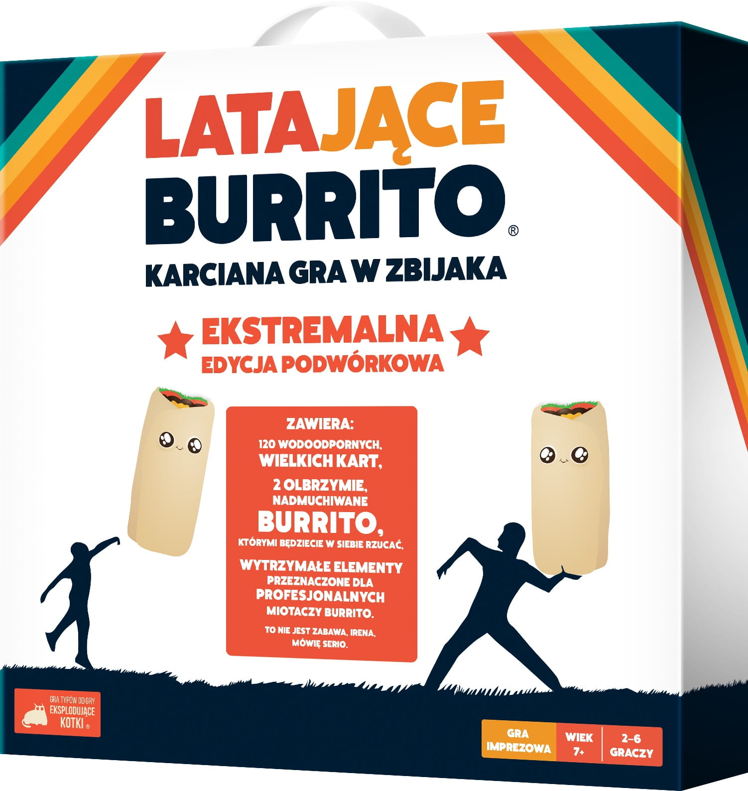 Latające Burrito: Ekstremalna edycja podwórkowa pudełko