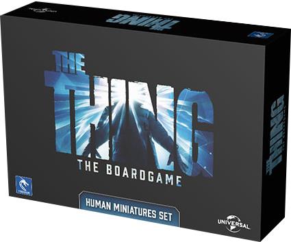 The Thing: Human Miniature Set (zestaw figurek postaci do gry podstawowej) pudełko