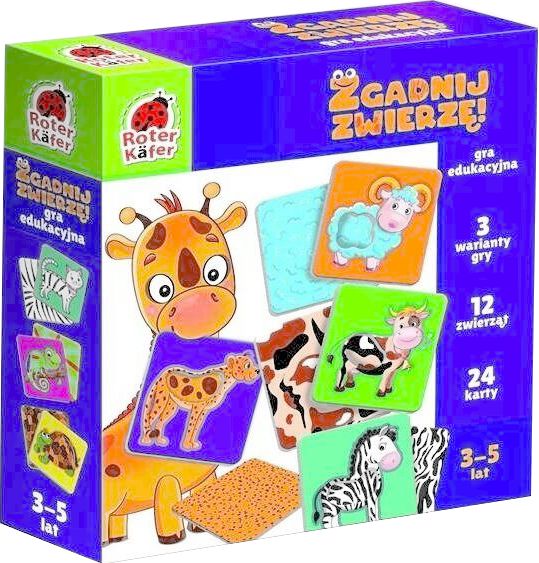 Zgadnij zwierzę (gra edukacyjna) pudełko