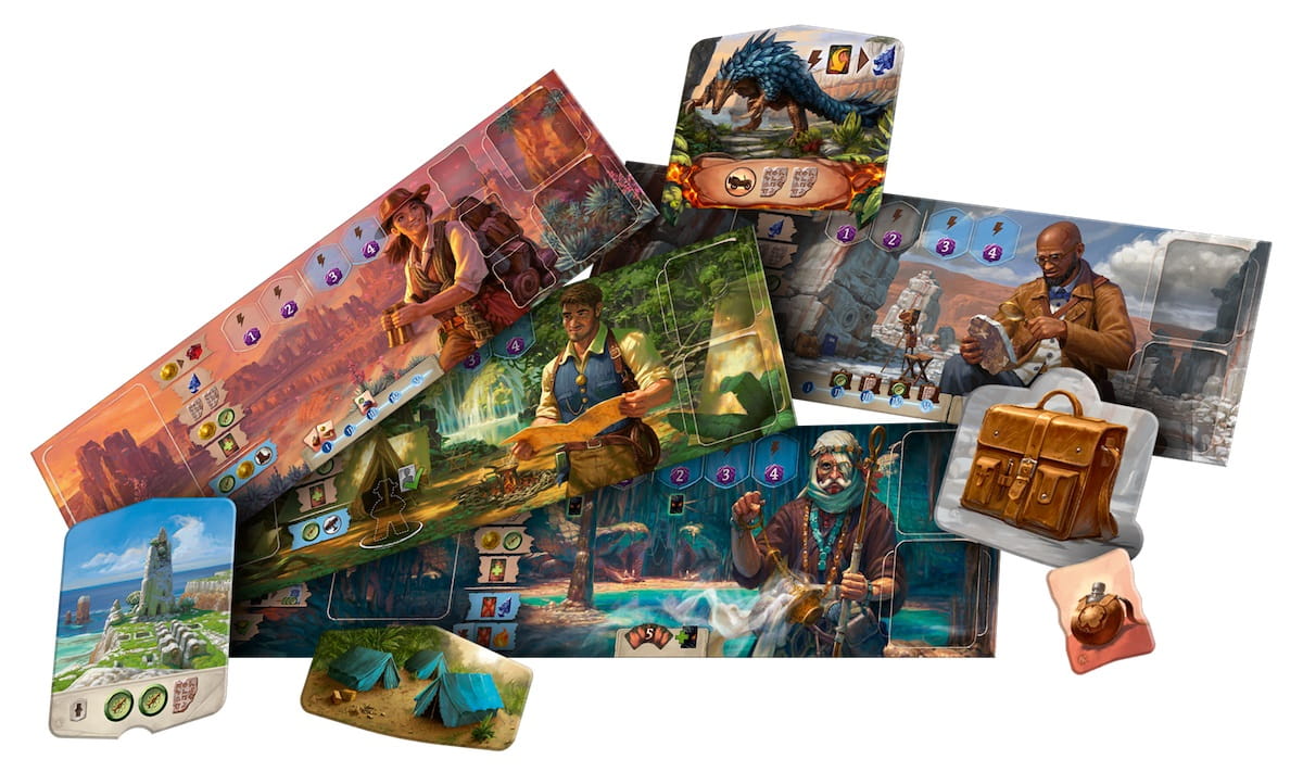 Zaginiona wyspa Arnak: Przywódcy ekspedycji elementy