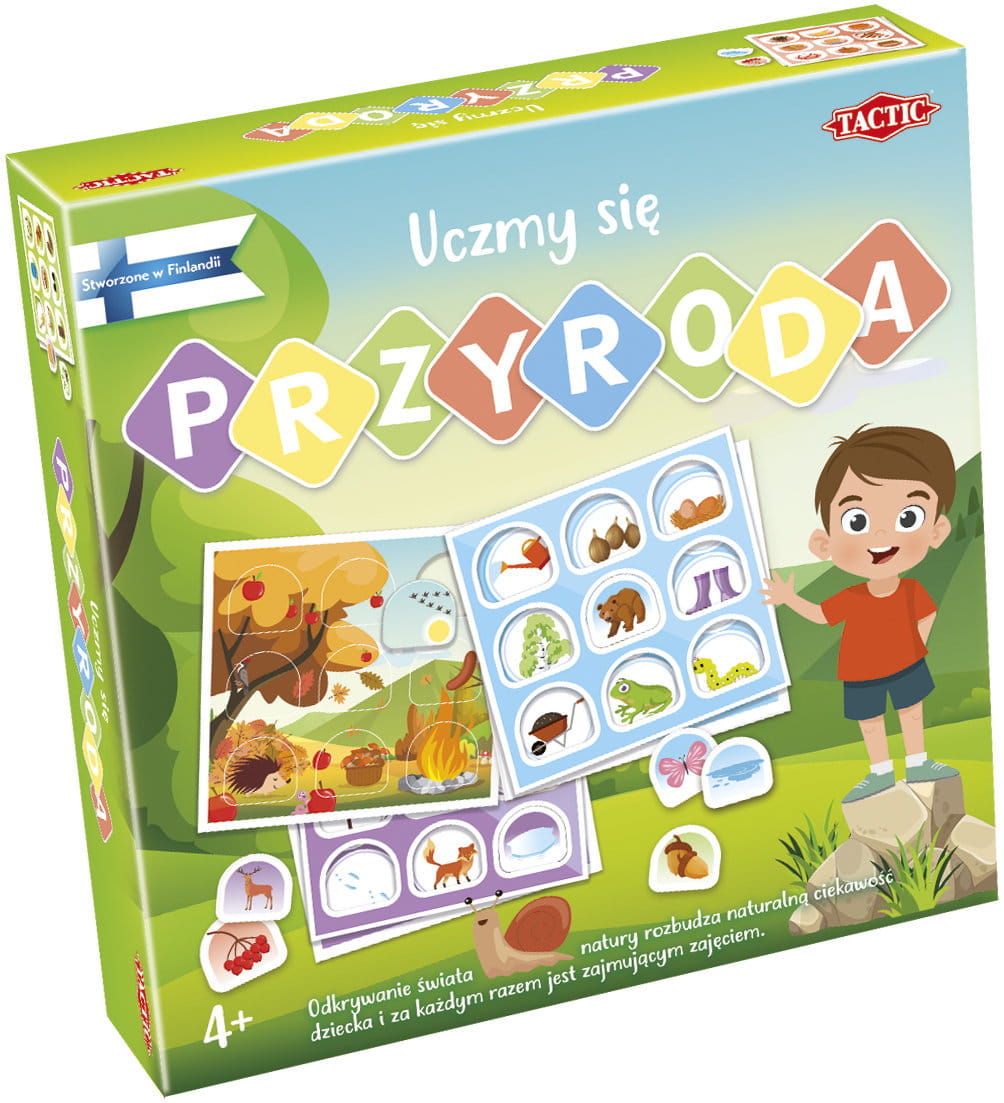 Uczmy się: Przyroda (gra edukacyjna) pudełko
