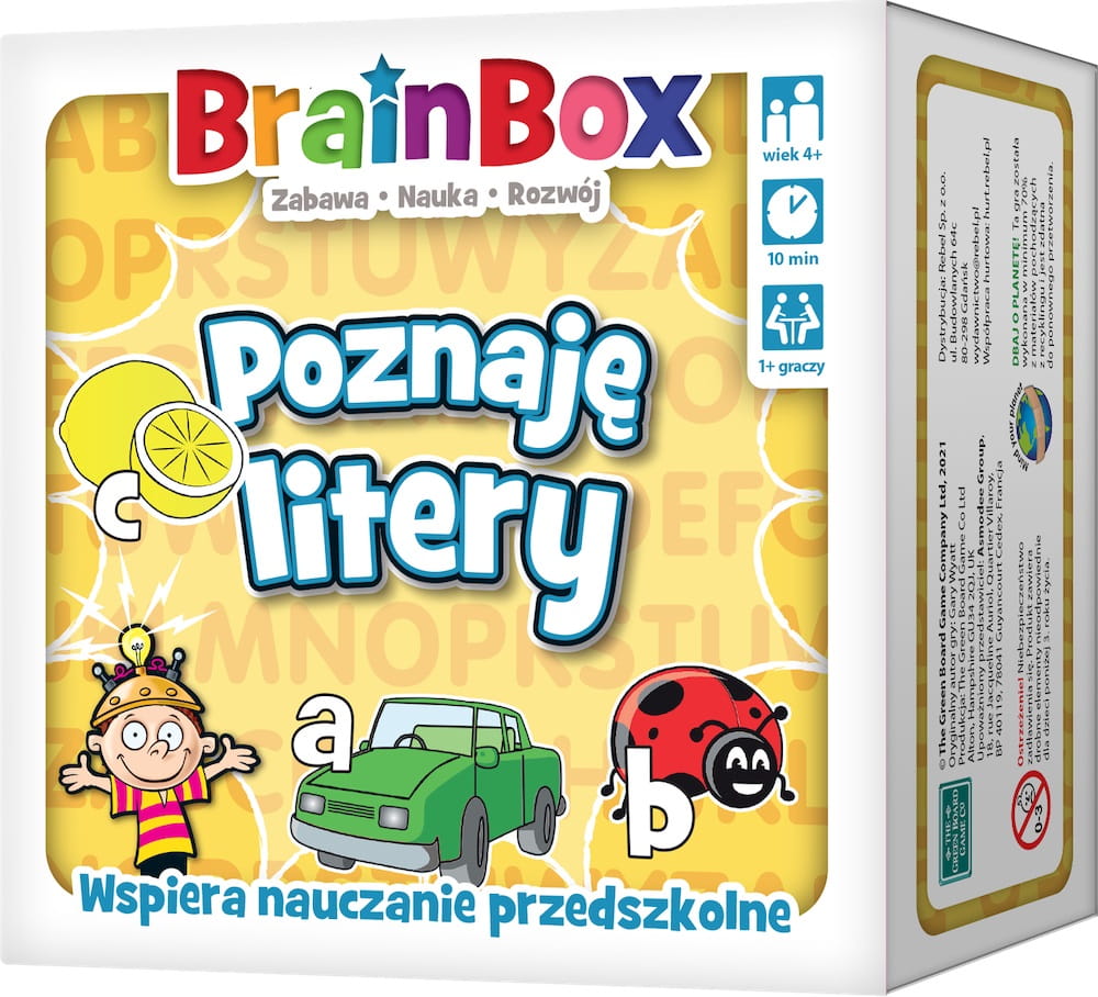 BrainBox - Poznaję litery pudełko