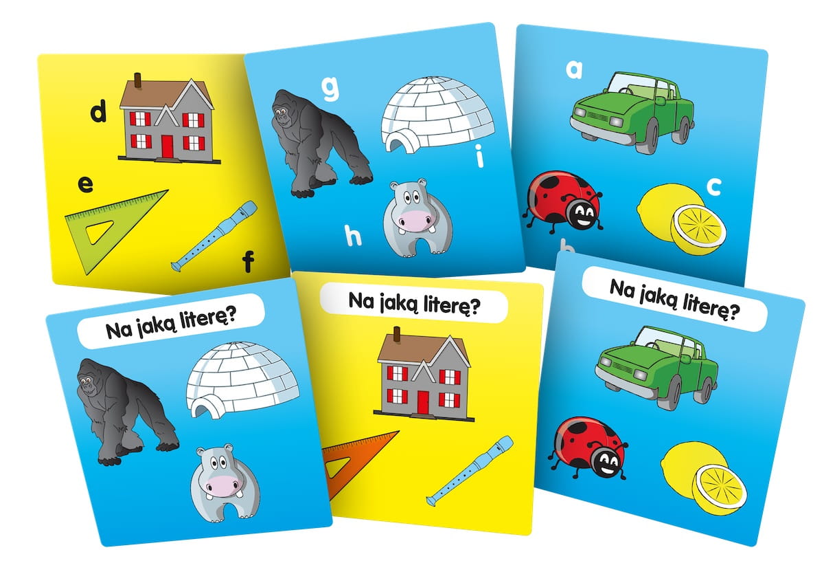 BrainBox - Poznaję litery karty