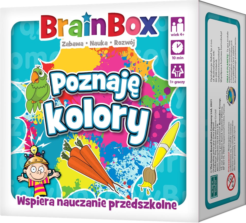 BrainBox - Poznaję kolory pudełko