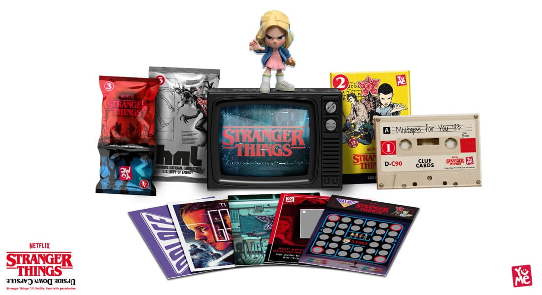 Stranger Things: Upside Down Capsule przykładowa zawartość