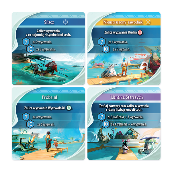 Tidal Blades: Obrońcy rafy karty wyzwań