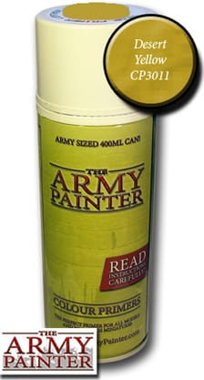 Army Painter Colour Primer - Desert Yellow