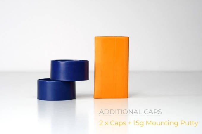 RedGrass: 2 Additional Caps for RGG360 - Blue