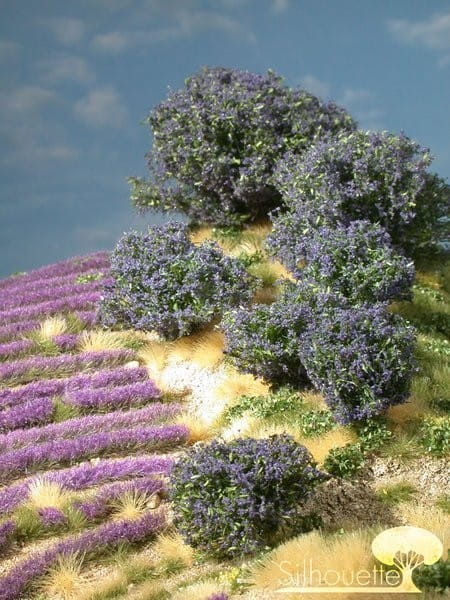 MiniNatur: Małe niebieskie rododendrony 2 cm (5 szt)